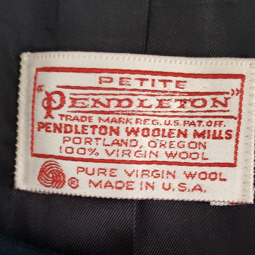 Pendleton Navy Wool Blazer Jacket - Petite - image 4